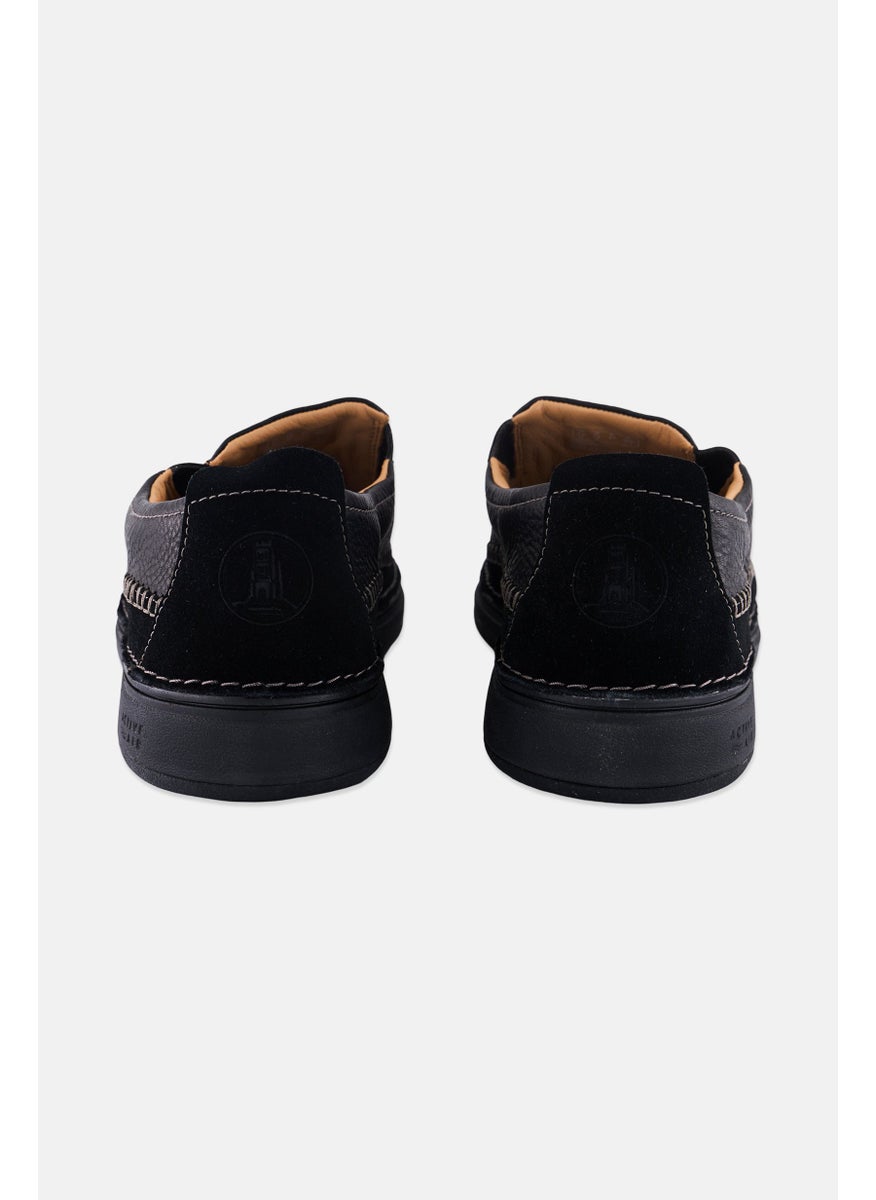 clarks Men Standard Nature 5 Walk Slip On Casual Shoes, Black  - Image 3