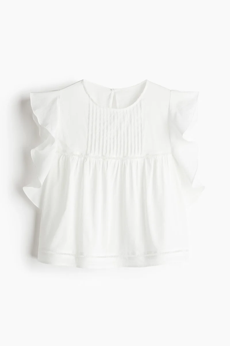 H&M Flutter-Sleeved Blouse