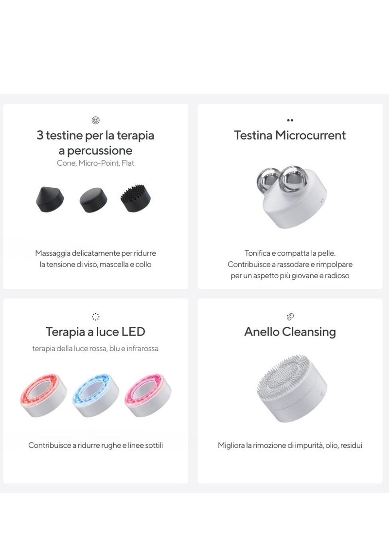 Therabody TheraFace PRO - Handheld Facial Massage Device - Compact Electric Face and Skin Care Therapy Tool - 8-in-1 Treatment  - Image 3