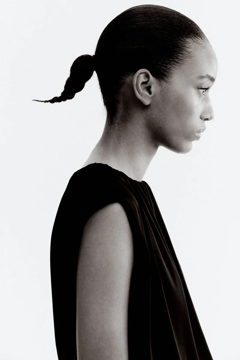 H&M Draped cropped top