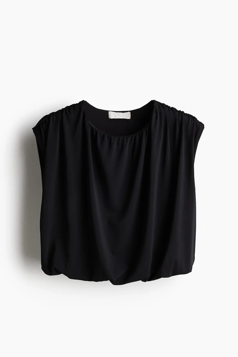 H&M Draped cropped top