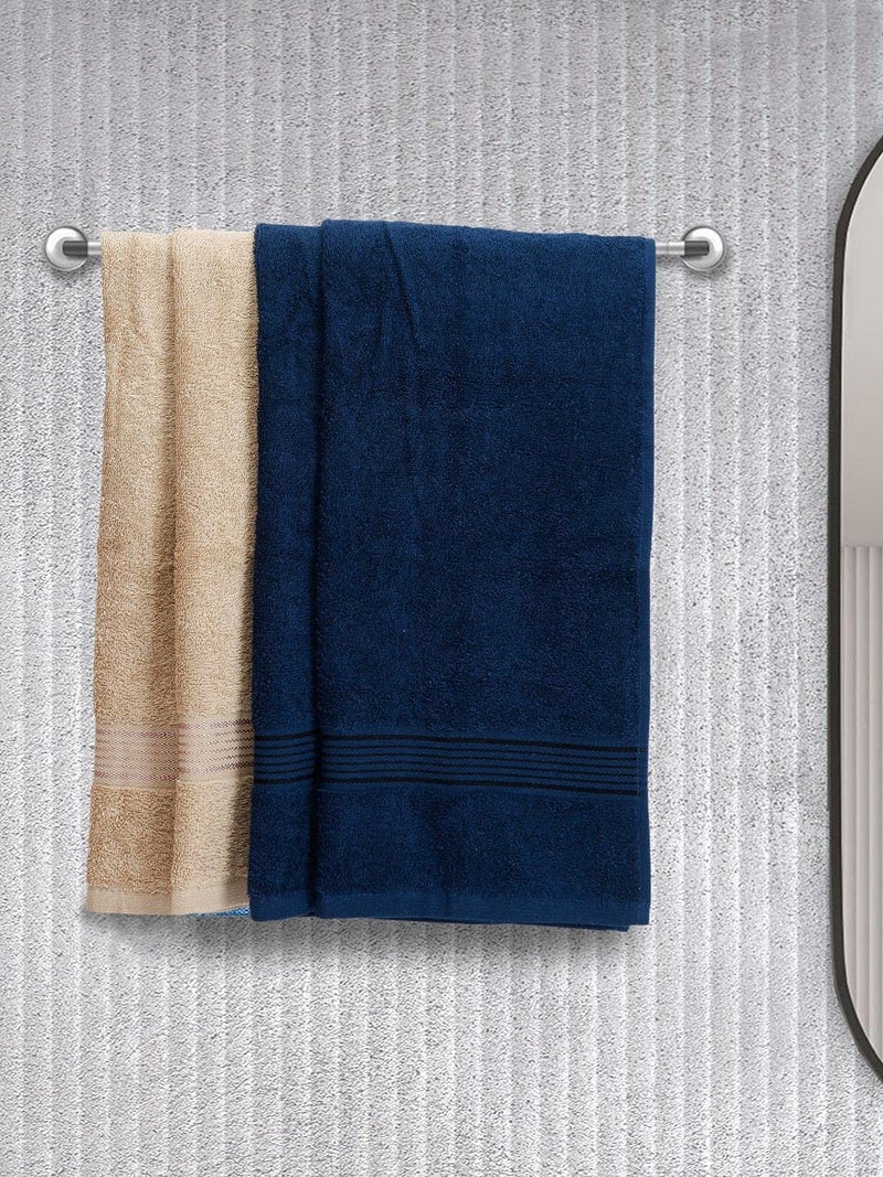 KOPA by Bianca 400 GSM 100% Cotton Soft Terry Towel l 4pc Hand Towel l New Born Baby Towel l Towel for Baby Newborn l D`Ross l Arctic Blue-Brown-Gray - Image 1