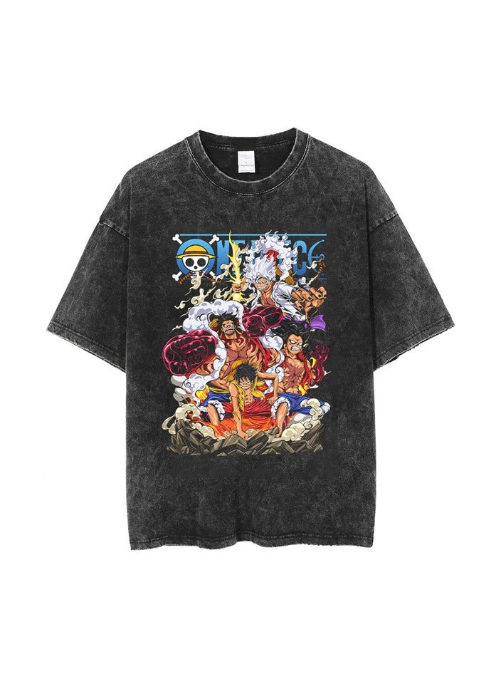 KUYING One Piece Short Sleeved T-Shirt 