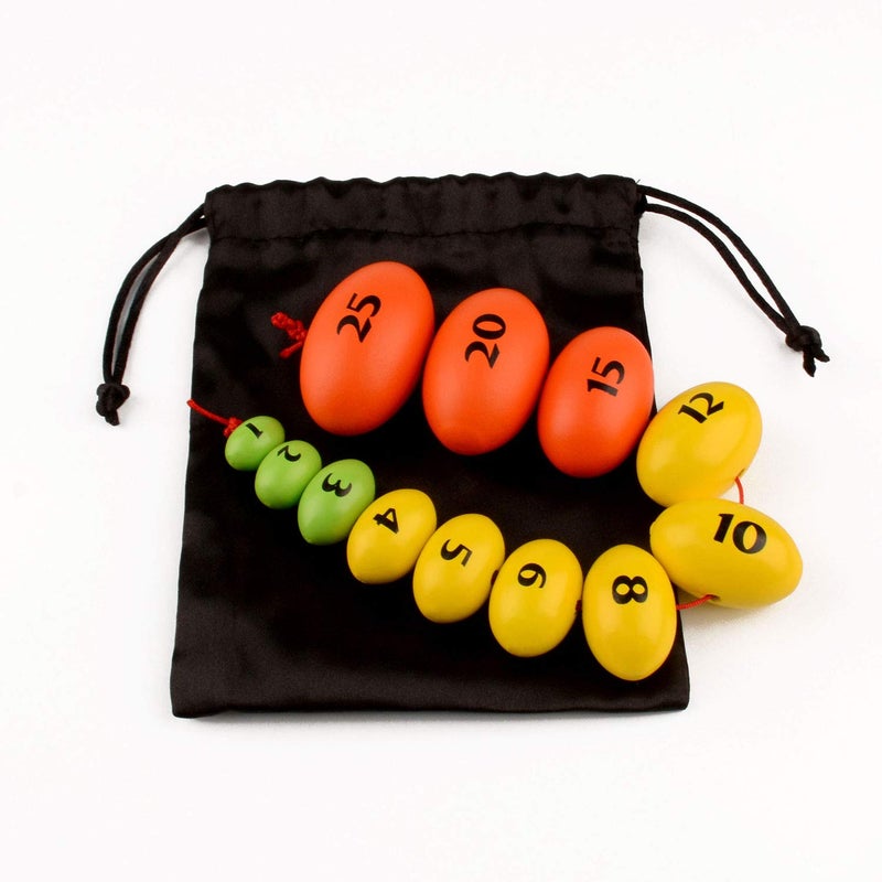 Medarchitect Wooden Prader Orchidometer, Prader Balls, Endocrine Rosary for Measuring Testis Scale in Clinic/Hospital for Endocrinologist and Pediatrician - Image 1