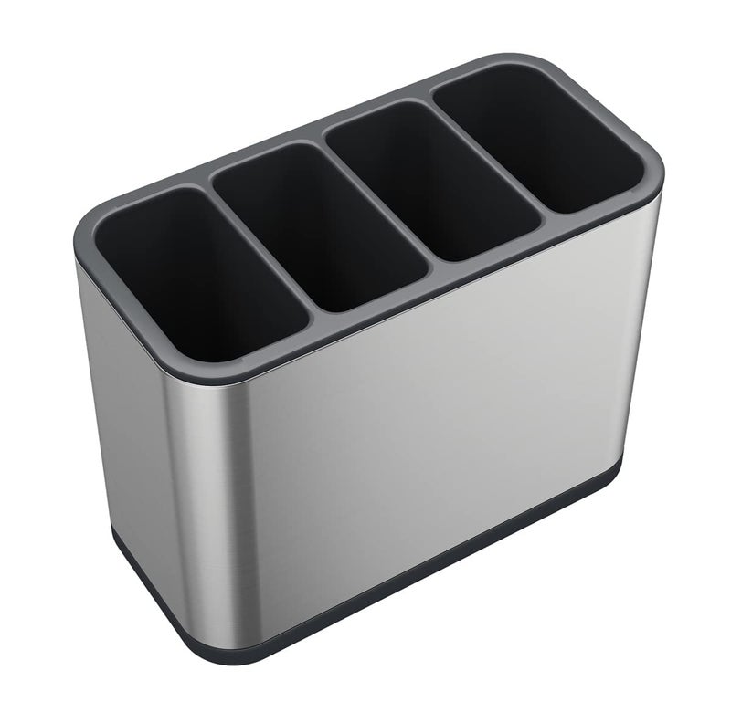 MIVARTH MIVARTH Kitchen Sink Cutlery Holder Stainless Steel Flatware Organizer Kitchen Utensils Cutlery Caddy Counter Multifunctional Kitchen Sink Washing Sponge Storage Rack Chopstick Cage  - Image 3