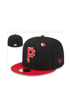 Generic NEW ERA 3D Embroidered Fitted Baseball Team Cap with Closed Back for Sun Protection63.5cm 