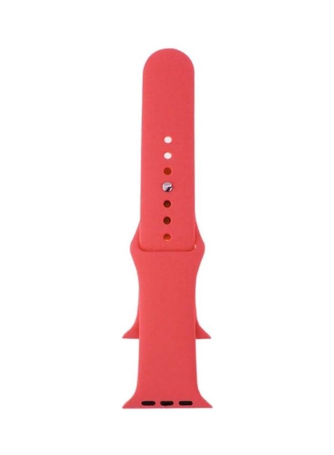 BGM Replacement Strap For Apple Watch 42mm Dark Pink - Image 4
