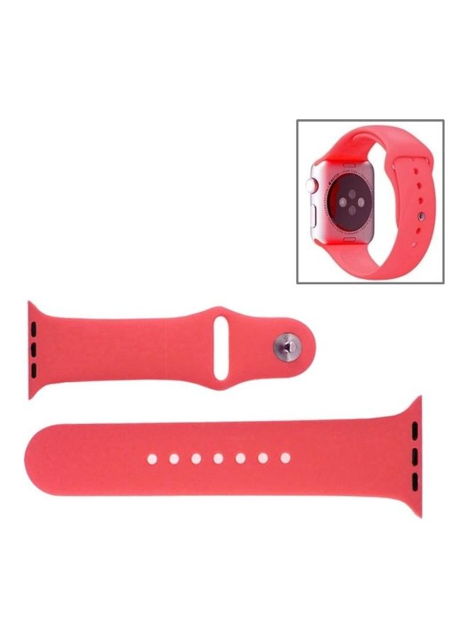 BGM Replacement Strap For Apple Watch 42mm Dark Pink - Image 1