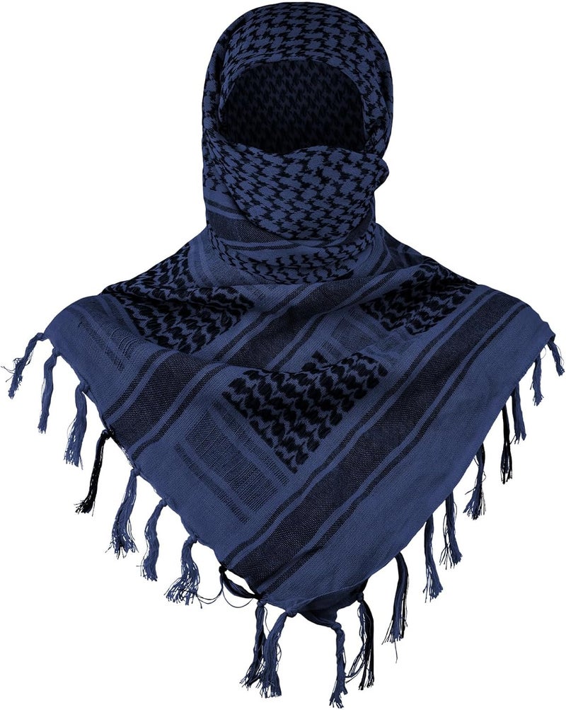 Aonal Store Military Shemagh Tactical Desert Scarf, 100% Cotton Keffiyeh Neck Head Scarf Wrap for Men Women - Image 2