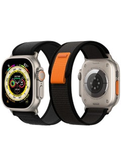 Apple Watch Strap 49 mm 45 mm 44 mm 42 mm Band Trail Loop Stretchy Soft Nylon Band Adjustable Sports Strap for Apple Watch Ultra 2 Series 9/8/7/SE/6/5/4/3/2/1