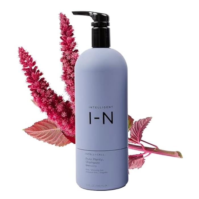 Intelligent Nutrients Pure Plenty Shampoo, Clarifies and Fortifies Fine, Thinning Hair, Organic Scalp-Stimulating Formula, Vegan, 32 Oz - Image 1