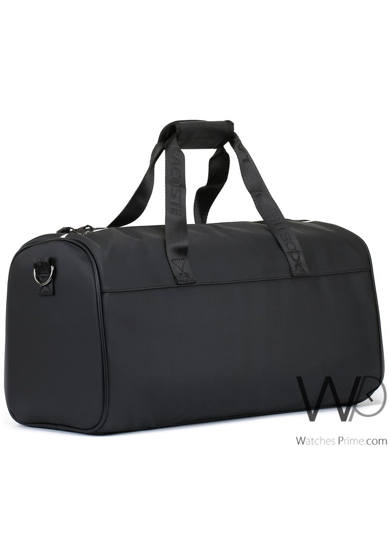 LACOSTE Lacoste Design Duffle Gym Black Fiber Men Bag  - Image 4