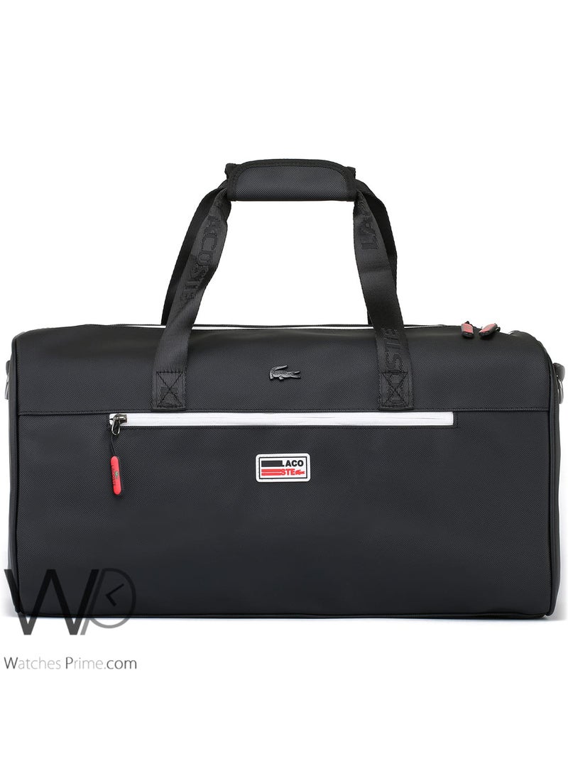 LACOSTE Lacoste Design Duffle Gym Black Fiber Men Bag  - Image 2