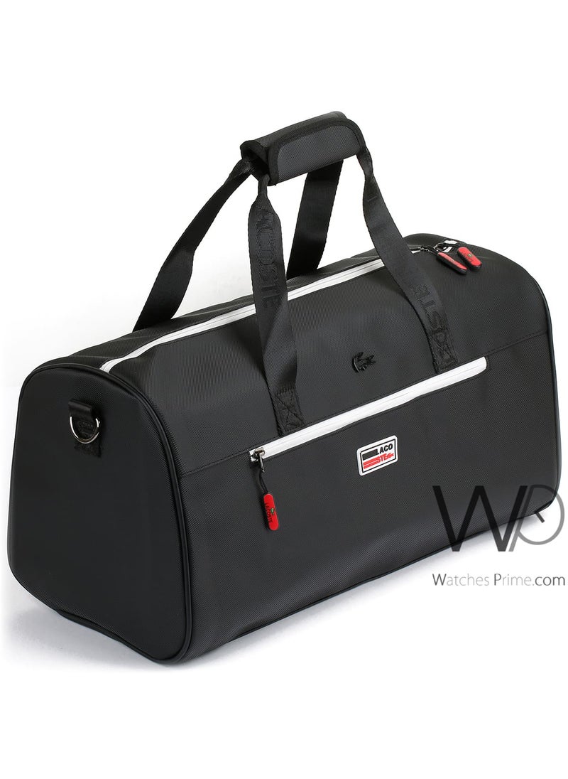 LACOSTE Lacoste Design Duffle Gym Black Fiber Men Bag  - Image 5