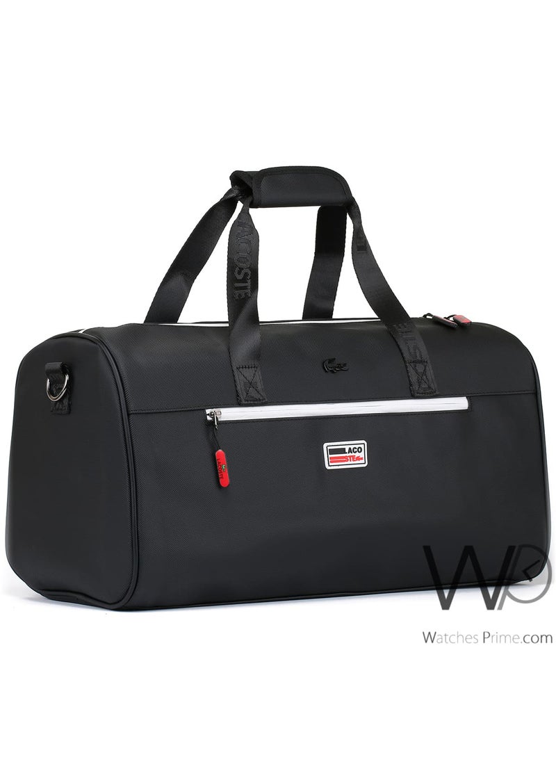LACOSTE Lacoste Design Duffle Gym Black Fiber Men Bag  - Image 1