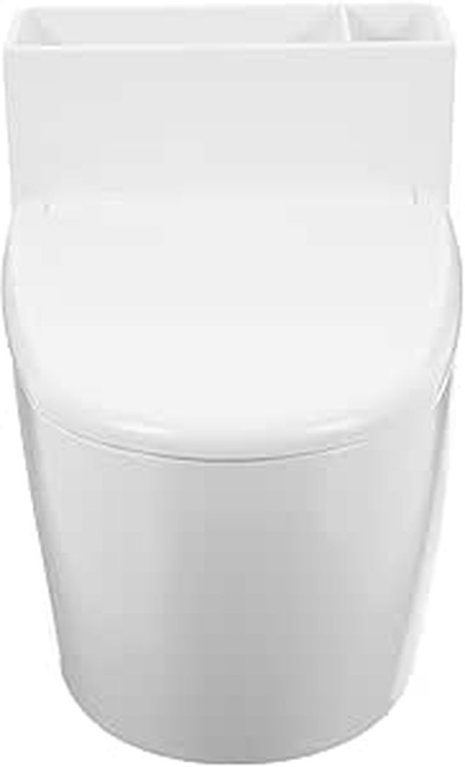Sewroro Ceramic Wall Mounted Ashtray With Lid Toilet Design - Image 1