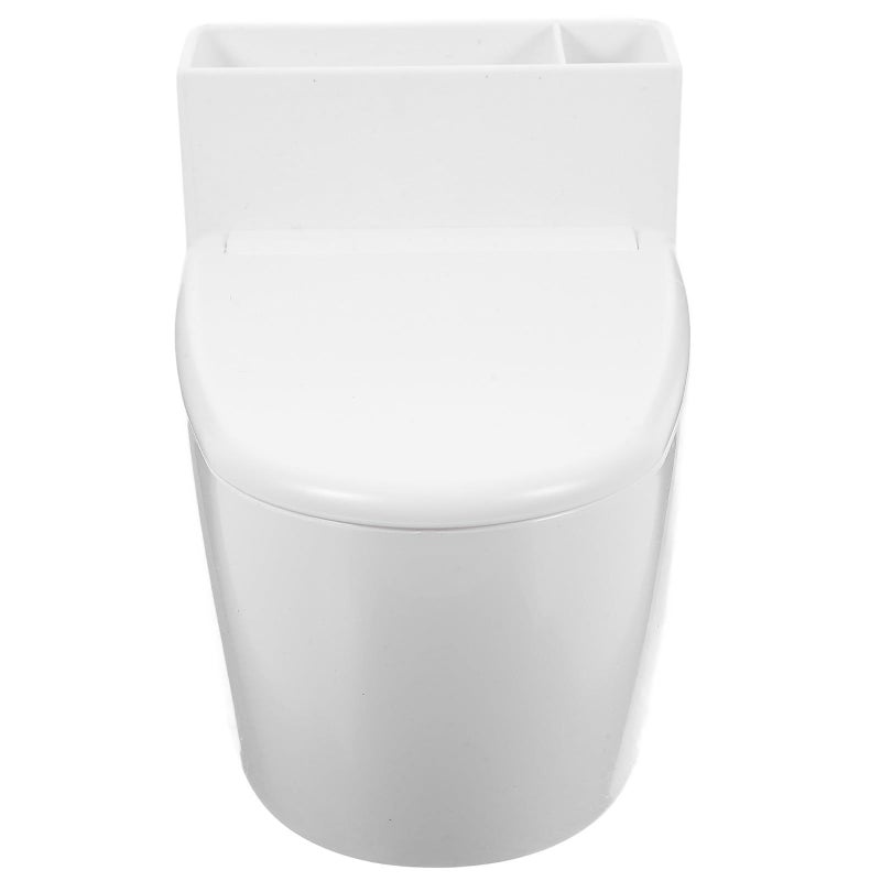 Sewroro Ceramic Wall Mounted Ashtray With Lid Toilet Design - Image 2