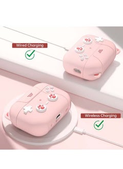 Generic Airpods Pro 2 Case/Airpods Pro Case, Cat Game Player Design, Airpods Pro 2 Case 2022 with Keychain for Men Women, Soft Silicone Protective Cover Skin for Airpods Pro 2nd/1st Gen  - Image 4