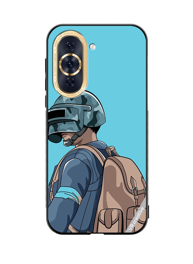 VR CREATIVE - Protective Case Cover For Huawei Nova 10 Pro Helmet And In Military Uniform Design Multicolour - Image 1