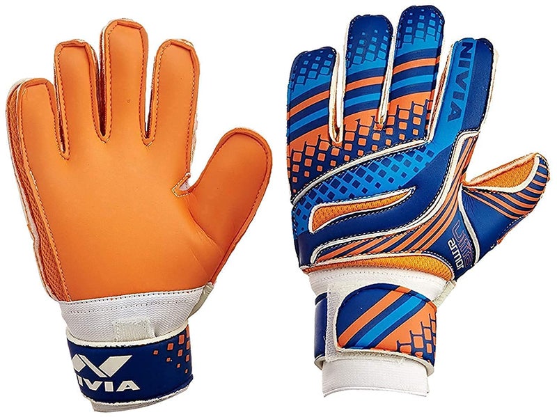 Nivia Men Ultra Armour Goalkeeper Gloves (Multicolor) Small - Image 1