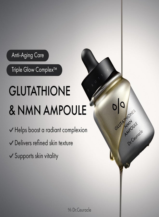 leegeehaam Dr.Ceuracle Glutathione & NMN Ampoule - Antioxidant Serum for Elevating Skin Vitality and Radiant Glowing Complexion (30ml / 1.01 fl. oz. - Image 3