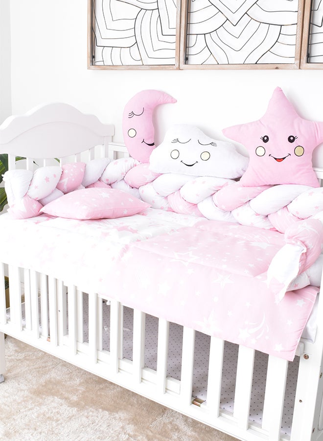 FUN MOMENT 6-Piece Baby Cot Bedspread With Snail Partitions - Image 2