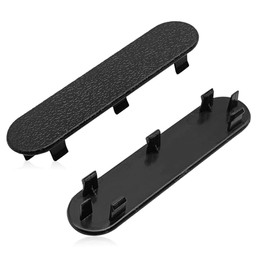 BSAMZO 1 Pair Door Panel Handle Plug Screw Cover Trim Automotive Interior Door Handles Compatible with Chevy Corvette C5 19972004 Year for 10279471 Black - Image 1