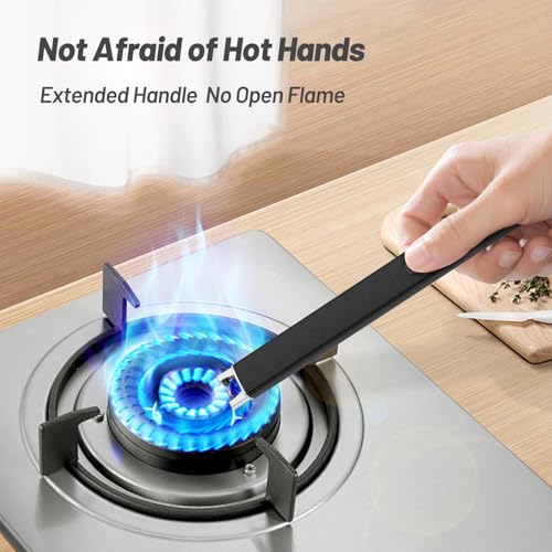 VEHHE Candle Lighter, Windproof Pulse Electric Lighter with Anti-False-Touch Lock and Led Display, Lighters for Candle BBQ Camping Festivals-Black - Image 3