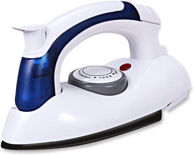 Biki Travel Iron, 700W Mini Folding Portable Handheld Non-Stick Adjustable Temperature Control with Fuse and Thermostat Small Compact Steamer HT-258B, White | | - Image 3