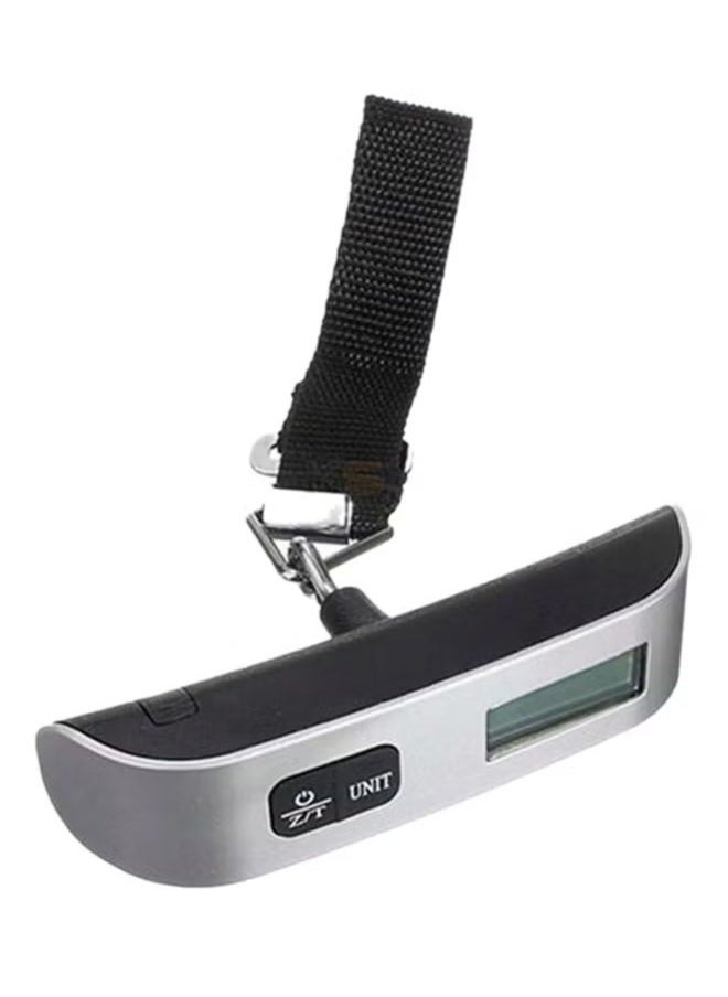 Homeking - LCD Display Portable Digital Luggage Weighing Scale Black/Silver - Image 1