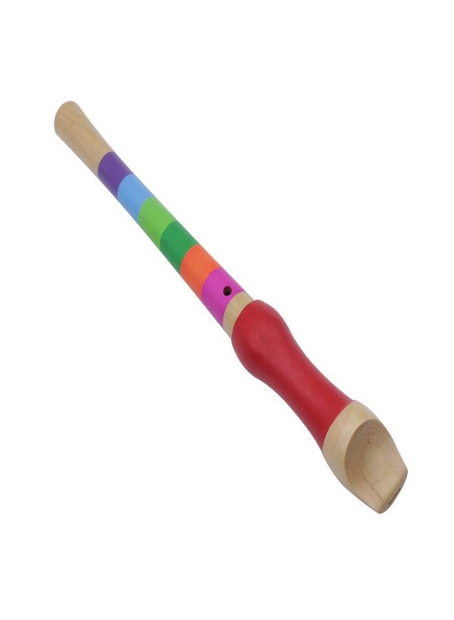 GOTOTOP Small Wooden Recorder Instrument Flute for Kids Children Musical Instrument Children Learning Rhythm Lightweight Educational Music Toy(seven Colors) - Image 1