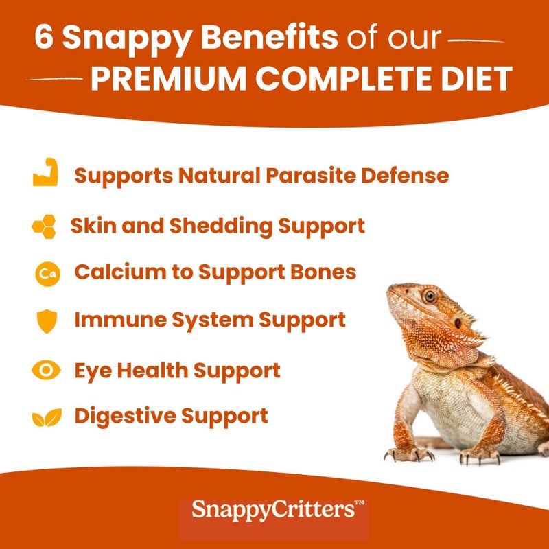 Bearded Dragon Food - Premium Complete Diet Gel Mix for Juvenile and Adult, Made in US FDA Facility, Fortified Formula for Skin and Shedding Support, Digestive Support and Immune System - 3.5 oz. - Image 2