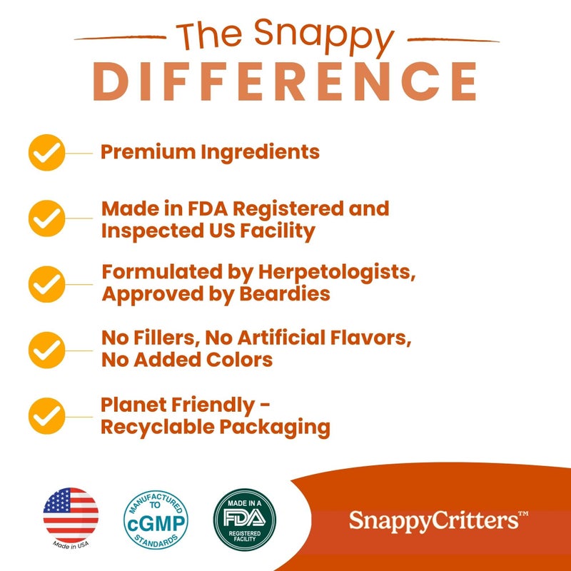 Bearded Dragon Food - Premium Complete Diet Gel Mix for Juvenile and Adult, Made in US FDA Facility, Fortified Formula for Skin and Shedding Support, Digestive Support and Immune System - 3.5 oz. - Image 3