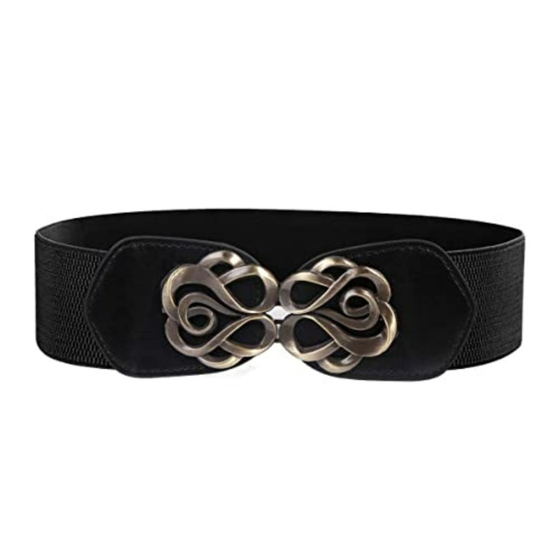 YouBella Jewellery Celebrity Inspired Adjustable Kamarband Waist Belt for Women/Girls YB_Belt_67 (Black) - Image 1