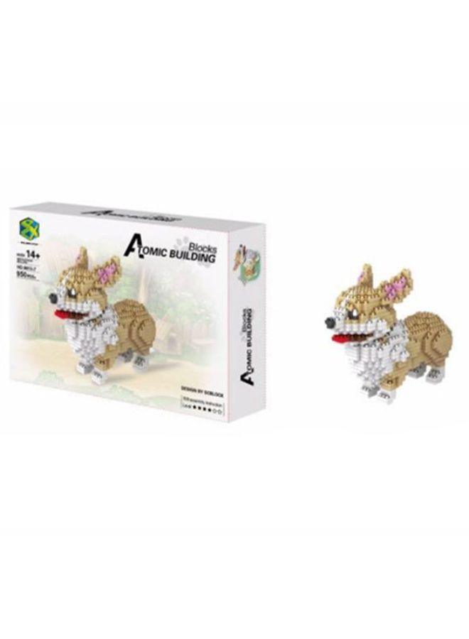 مجموعة مكعبات بازل تركيب الكلب كوركي مكونة من 950 قطعة - Image 2