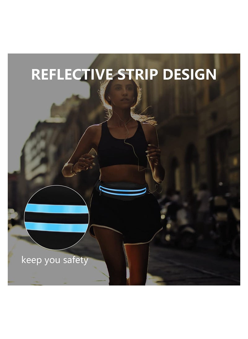 SYOSI - Slim Running Belt for Women  Men, Running Waist Pack Phone Holder, Jogging Workout f anny Pack Runners Pouch Gear Accessories for iPhone 12 11 Pro Max XS XR 8 7 Plus Traveling Gift Style 1 - Image 1