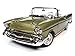 AW AUTO WORLD عالم السيارات 1957 شيفروليه بيل إير قابلة للتحويل مقياس 118 مصنوعة من المعدن - Image 4