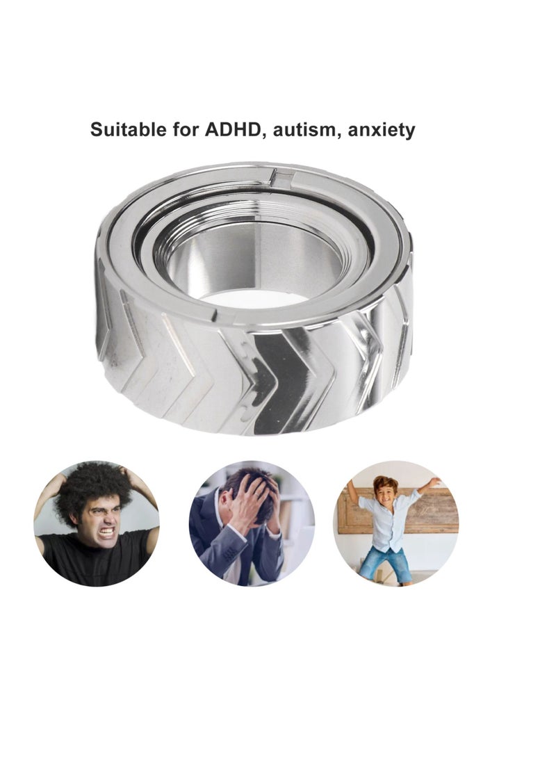 Metal Ring Decompression Toy ADHD Autism Anti-anxiety Decompression Toy Decompression Artifact