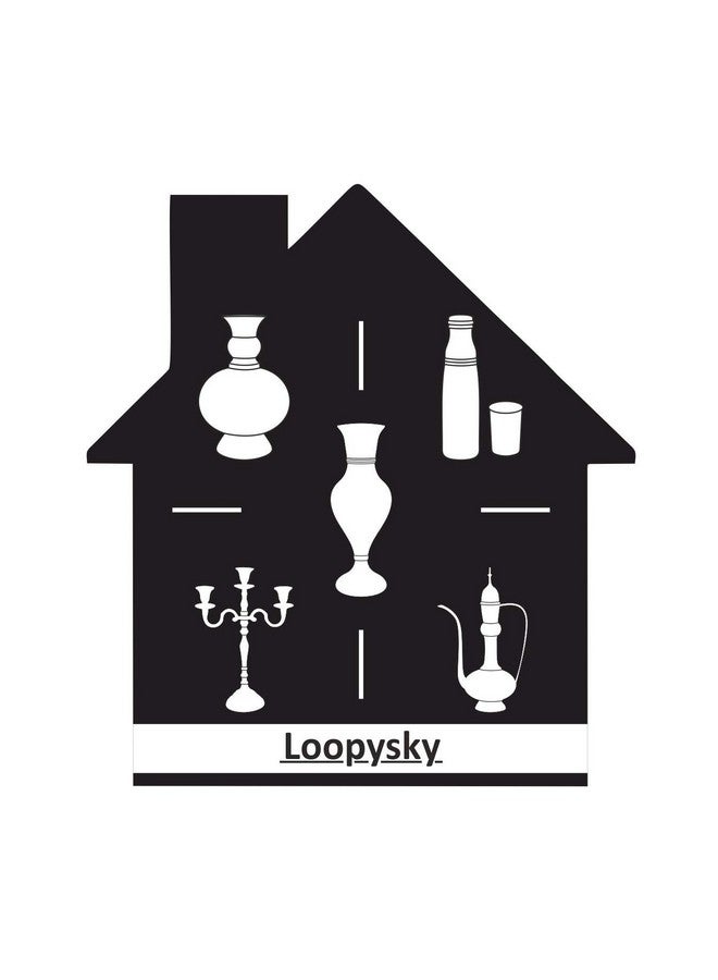 Loopysky زوج جرس/غنطي معلق مصنوع يدويًا من نحاس لوبي سكاي (وردي-4L × 2W بوصة) مجموعة من 2 - Image 4