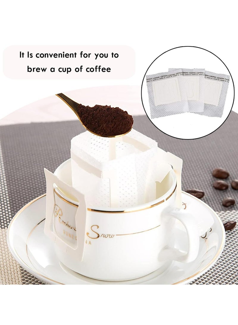 CMGTYYD CMGTYYD 100Pcs Portable Coffee Filter Paper Bag with Hanging Ear Design,Disposable Drip Coffee Filter Paper Bag Single Serve,Pour Over Coffee Filter Compatible with A Wide Variety of Coffee Cups  - Image 3