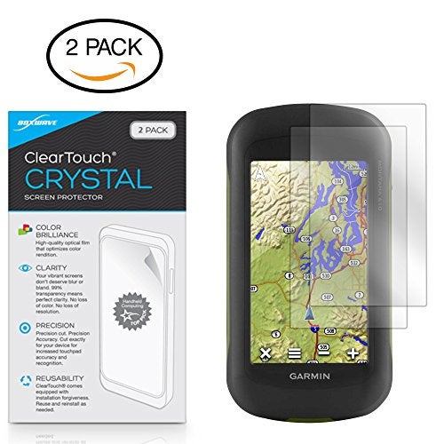 BoxWave Screen Protector Compatible with Garmin Montana 610t - ClearTouch Crystal (2-Pack), HD Film Skin - Shields from Scratches - Image 2