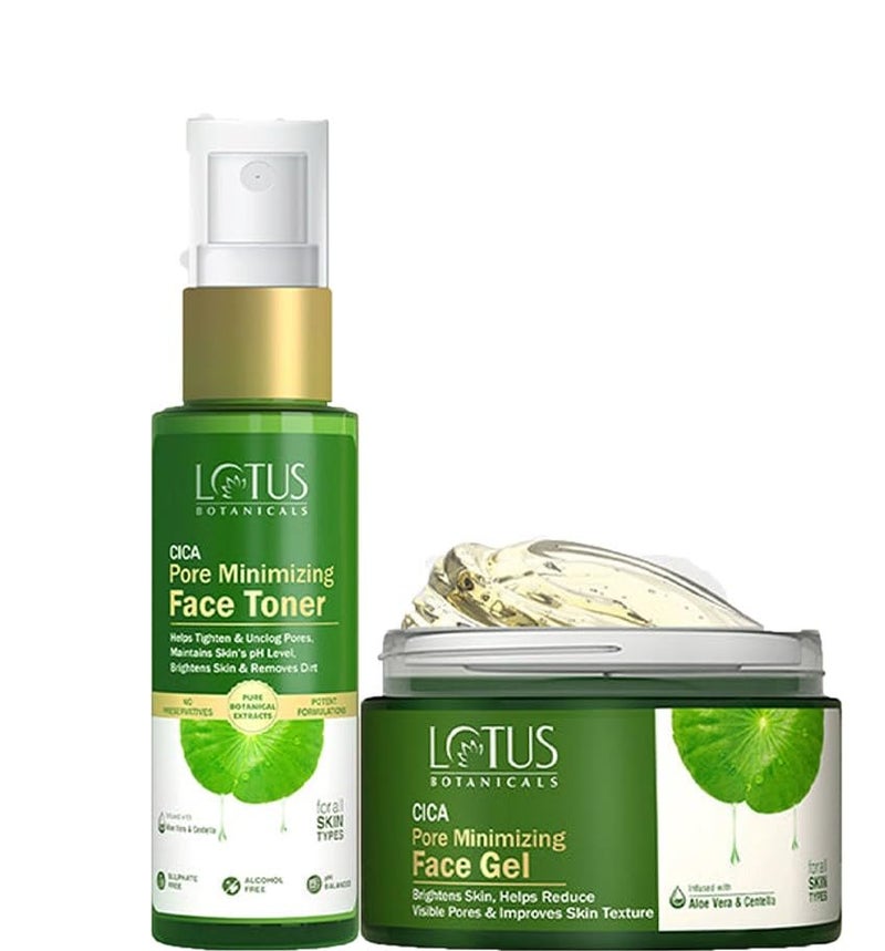 LOTUS BOTANICALS Lotus Botanicals Cica Pore Face gel_50g  Face Toner_50ml  Set of 2  - Image 1