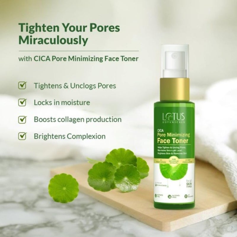 LOTUS BOTANICALS Lotus Botanicals Cica Pore Face gel_50g  Face Toner_50ml  Set of 2  - Image 3