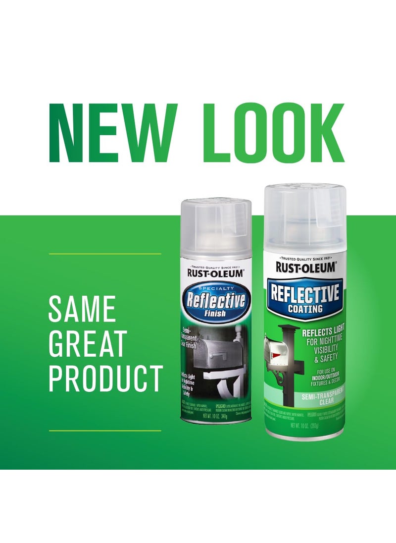 RUST-OLEUM Rust-Oleum 214944 Specialty Reflective Spray, Semi Transparent Clear Finish,10oz  - Image 3