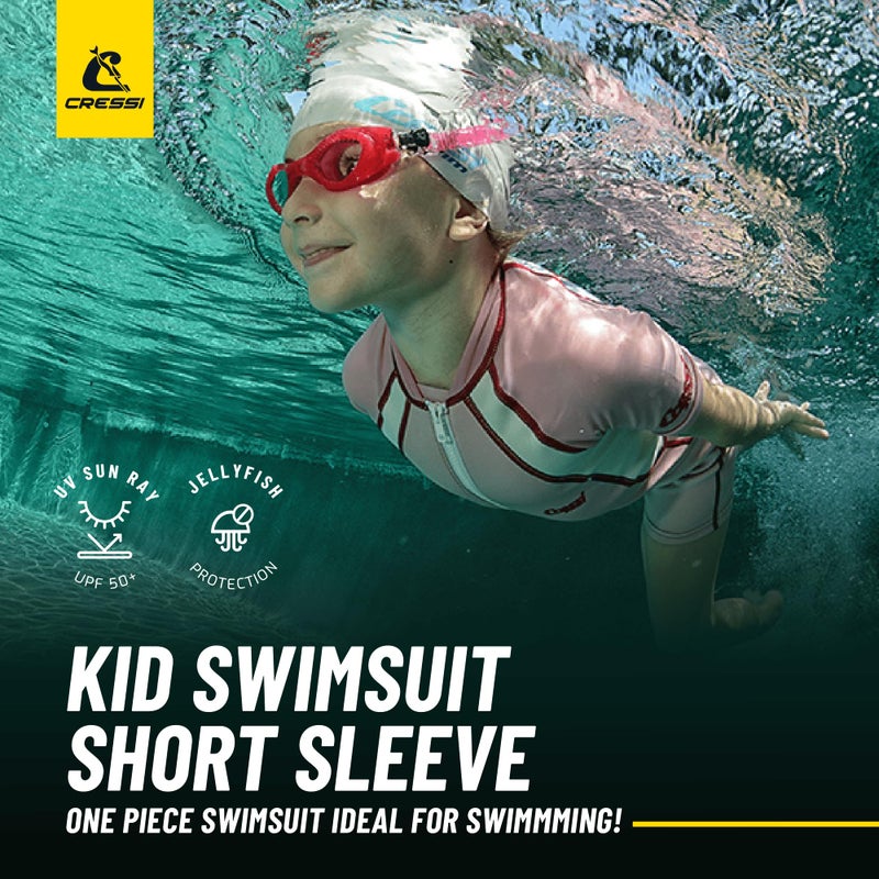 Cressi Kids Swimsuit, Pink, M - Image 3