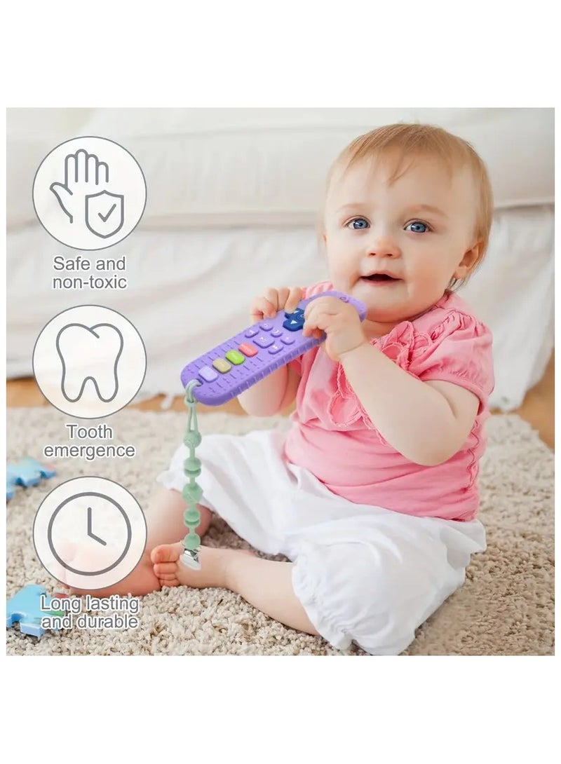 Newborn to 12-Months Teething Toys: Remote Control, Baby-Friendly Teethers for Boys u0026 Girls - Image 2