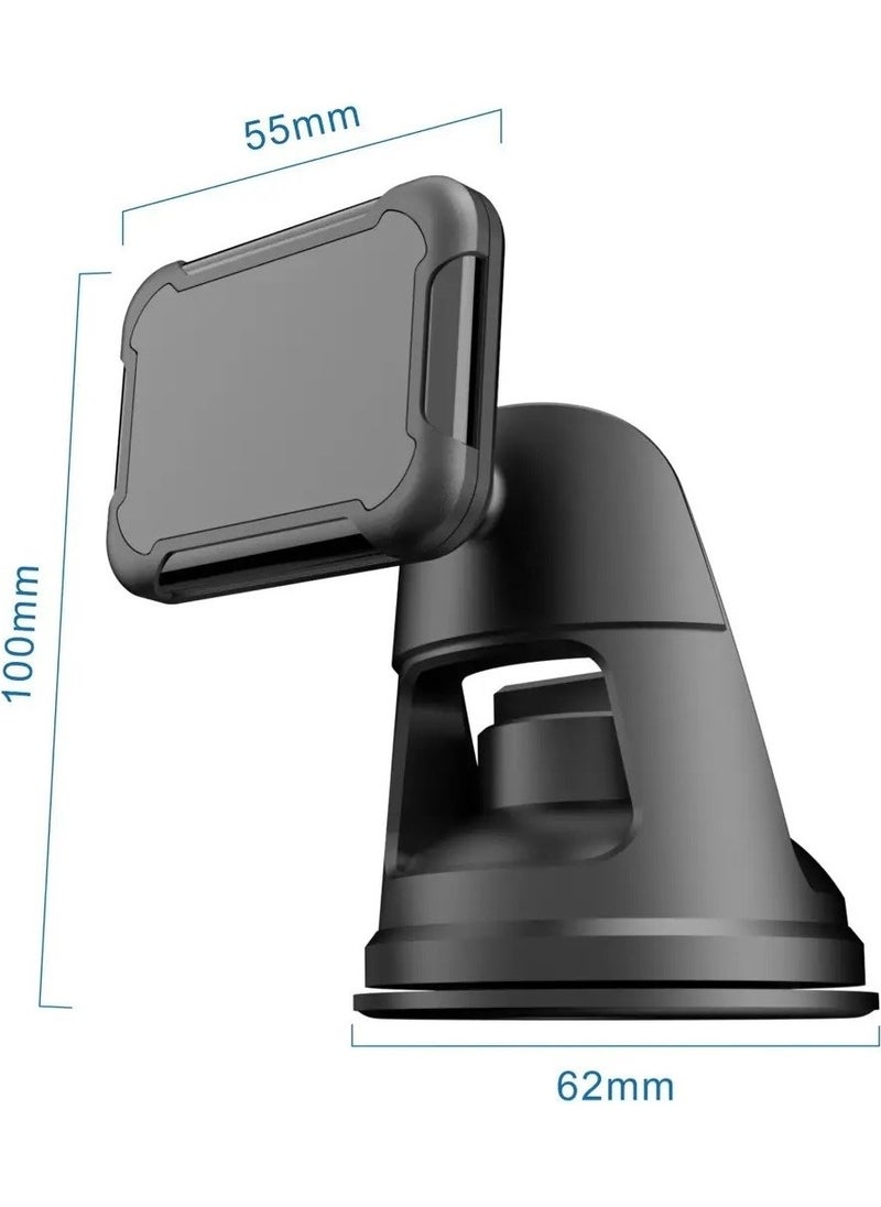 CONCORD CH123 Suction Cup Movable Head Magnetic Phone Car Holder  - Image 4
