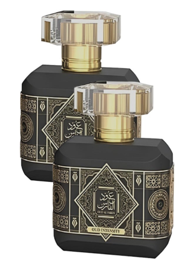 Al Fares 2 Pieces Oud Al Fares Oud Intensity Perfume For Men 100ml EDP - Image 1