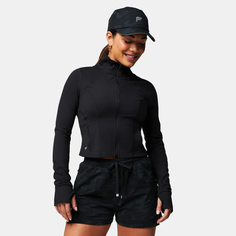 Fabletics جاكيت تدريب قصير Perfect Storm للنساء