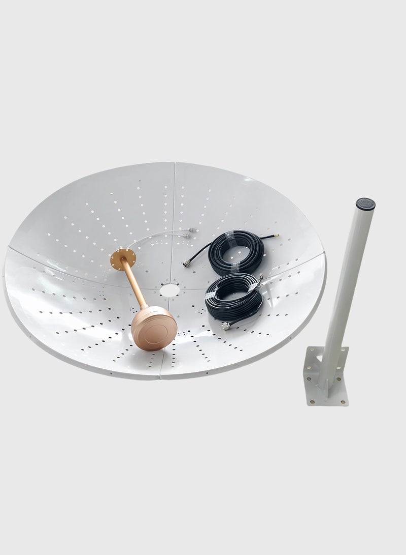 Taimi 27DBi Outdoor Grid Antenna 1710–4200MHz with Handle, 2x 20M Cables, 2N Plug – High-Gain Signal Booster - Image 3